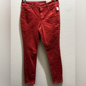 Old Navy Women's Deep Red Skinny Jeans